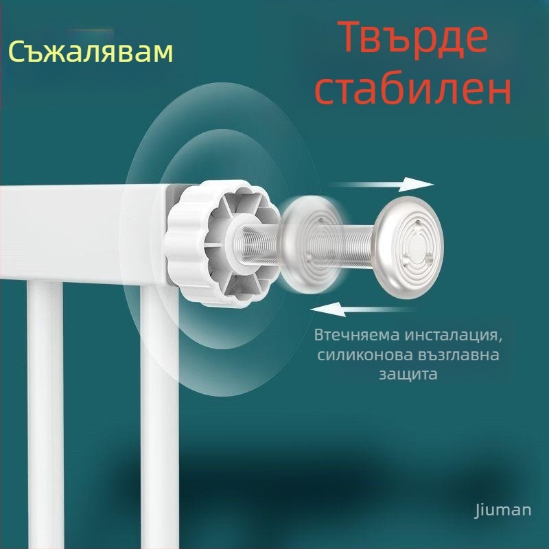 Слот за карта с плосък връх за парапети на врати, предпазни парапети за стълби за бебета, детски огради, аксесоари за защитни парапети