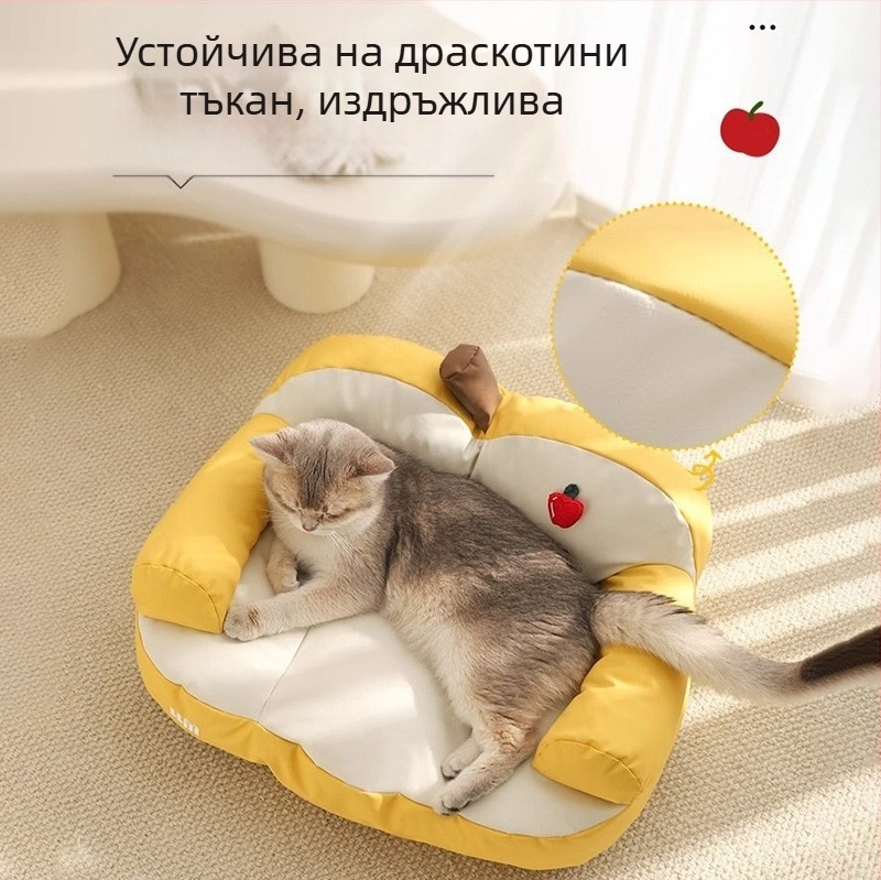 Котешко гнездо Лятна постелка за котки Продукти за домашни любимци Постелка за спане на котки Лятна постелка за кучета Котешки диван Котешко легло