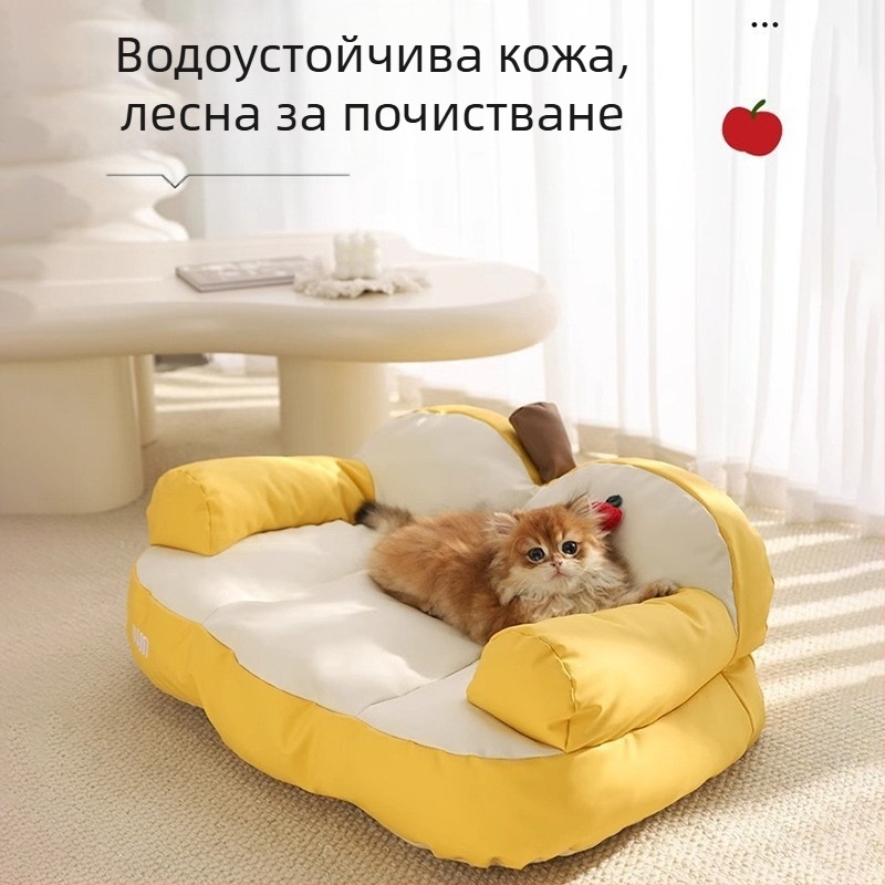 Котешко гнездо Лятна постелка за котки Продукти за домашни любимци Постелка за спане на котки Лятна постелка за кучета Котешки диван Котешко легло