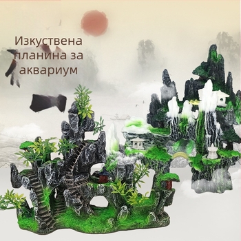 Горещ планински камък за аквариум, озеленяване, декоративен алпинеум, симулация на смола, аквариум, декорация, орнаменти, фабрика, директна доставка