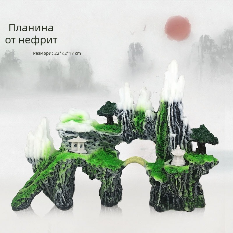 Горещ планински камък за аквариум, озеленяване, декоративен алпинеум, симулация на смола, аквариум, декорация, орнаменти, фабрика, директна доставка