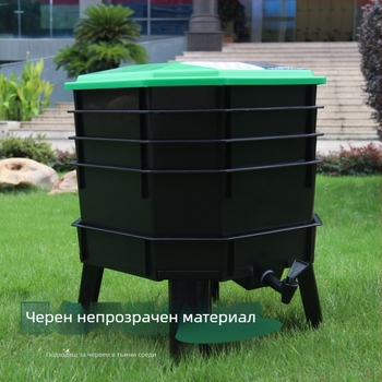 Трансгранична кутия за размножаване на земни червеи в домакинствата, кухненски отпадъци, тор от земни червеи, кофа за компост от земни червеи, многофункционална тава, кутия за размножаване на земни червеи
