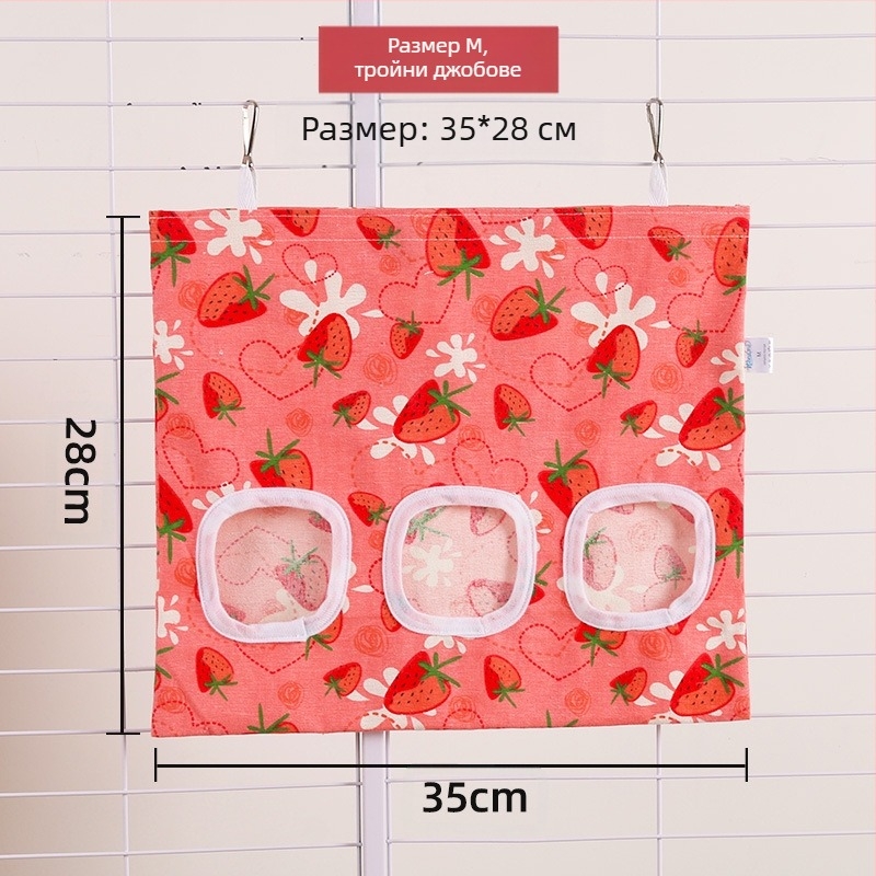 Трансгранична торба за хранене с трева за зайци, стойка за трева на едро, заек, морско свинче, висяща торба за хранене със сено, торба за трева за зайци