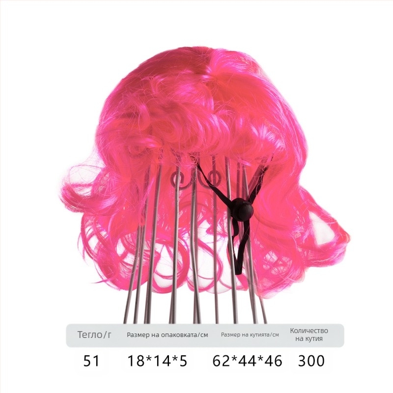 Домашна перука, шапка за куче, котка, спретнат бретон, експлозивна глава, плюшена рокля, забавни празнични принадлежности