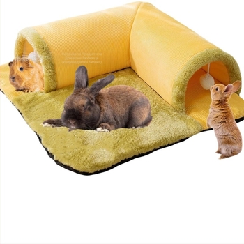 Гнездо за котка и хамстер, гнездо за морско свинче, торбичка с мед за хамстер, гнездо за избягване на холандски прасета Cyrus, L-образен тунел за игра с морско свинче и заек.