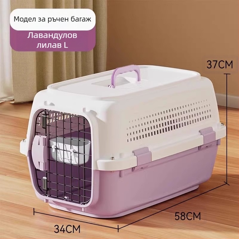 Обикновена черна кутия за въздушна възглавница на United Airlines с голямо пространство, дишаща, за котки и кучета, стоки за домашни любимци на едро