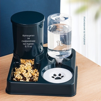 Купа за котки Двойна купа Автоматична купа за питейна вода Купа за котешка поилка Купа за котешка храна Купа за кучета Купа за кучета Вградена хранилка Домашни любимци