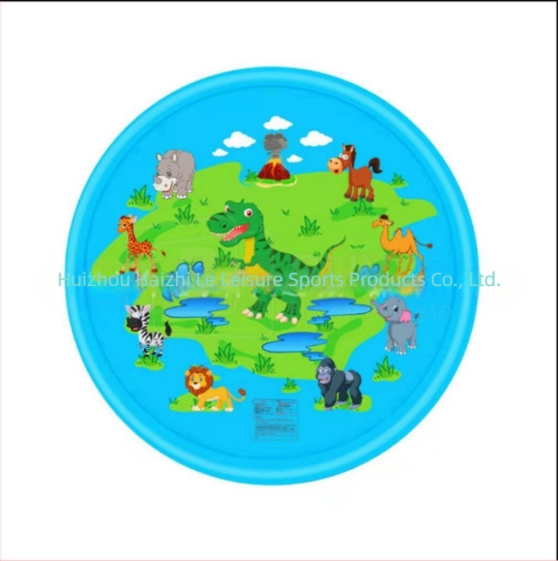 Детска постелка за вода за открито с делфини, дантелена постелка с букви, постелка за вода за домашни любимци, 100 см, 150 см, 170 см