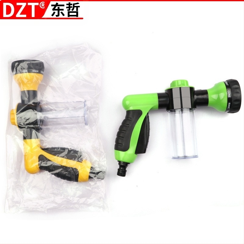 МАГИЧЕСКИ МАРКУЧ градинска водопроводна тръба 3 пъти телескопична водопроводна тръба автомивка воден пистолет високо налягане поливане на цветя 15 м 30 м