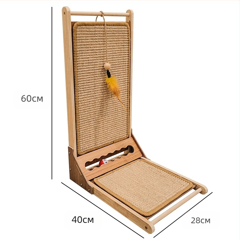 Играчка за домашни любимци меч конопена подложка без пърхот котка драсканица вертикална стена шлайфане нокът устойчив на ухапване забавна игра еднокомпонентна доставка