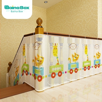 2 м домакинска мрежа против падане за балконски стълби, 3 м полиестерна предпазна въжена мрежа с цветен печат, детска предпазна мрежа