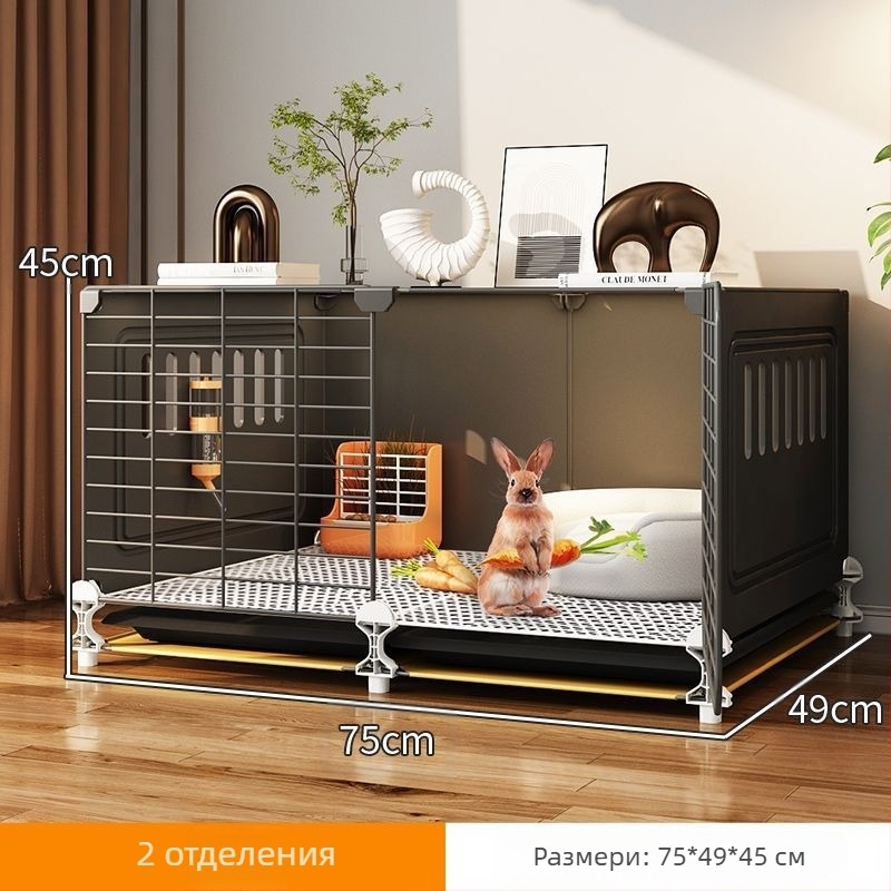Клетка за зайци, домашно гнездо за спане на закрито, заек, средство против пръски на урина, специална вила, голяма, екстра голяма, холандско прасе, морско свинче