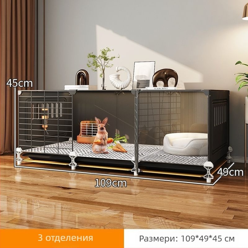 Клетка за зайци, домашно гнездо за спане на закрито, заек, средство против пръски на урина, специална вила, голяма, екстра голяма, холандско прасе, морско свинче