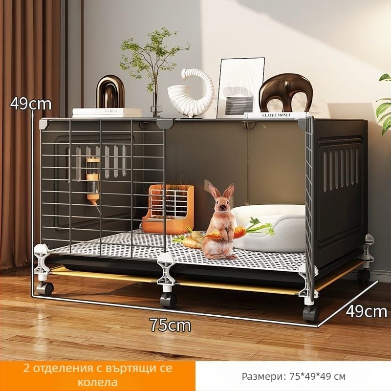 Клетка за зайци, домашно гнездо за спане на закрито, заек, средство против пръски на урина, специална вила, голяма, екстра голяма, холандско прасе, морско свинче