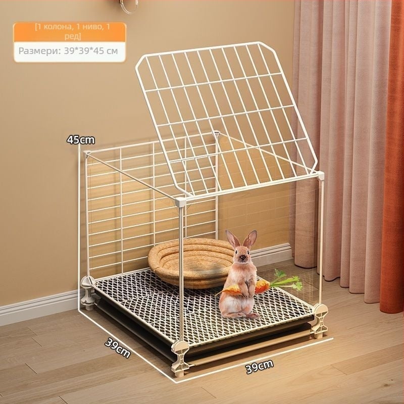Клетка за зайци, домашно гнездо за спане на закрито, заек, средство против пръски на урина, специална вила, голяма, екстра голяма, холандско прасе, морско свинче