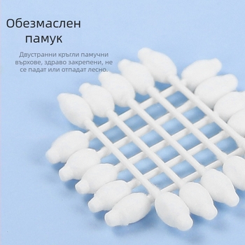 Памучен тампон за почистване на уши за домашни любимци, памучен стик, почистване на уши за котки, почистване на уши за кучета и котки