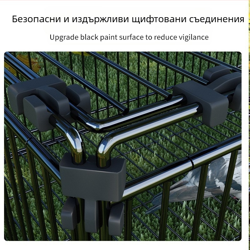 Само криптиране на клетката на Tianluo, не може да се влезе в клетката на гълъбите, удар в вратата на клетката, автоматично възстановяване на вратата, артефакт от гълъб