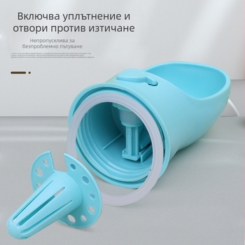 Хранилка за вода за кучета, домашен любимец, външна чаша за разходки, преносима кана за кучета, разходка за кучета, хранилка за бутилка за вода, принадлежности за кучета