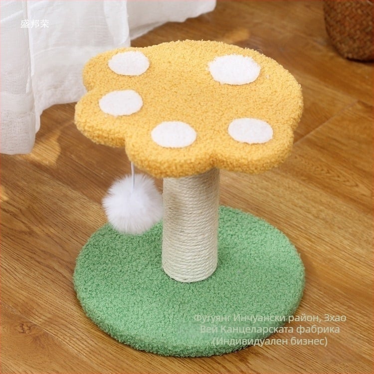 Играчка за котенца, котешко гнездо, шлифоване, котешки принадлежности, Rongzhu Sisal Shengbang, стойка за катерене за котки, малка дъска за драскане с нокът, вградена