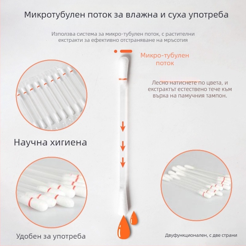 Open Yan Почистване на уши за домашни любимци Памучен стик Почистване на ушни акари Памучен тампон за домашни любимци Памучен тампон за котки и кучета