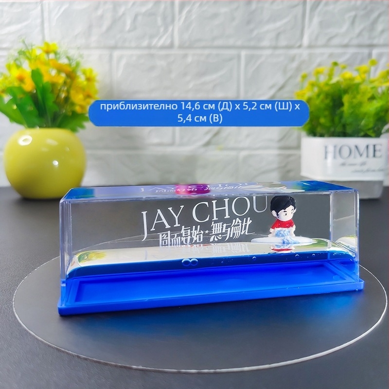 Малка червена книга, популярна в същия стил, круизен кораб, течност, дрейфуваща бутилка, декорация за настолни компютри, подарък за рожден ден на Титаник, подаръчна кутия