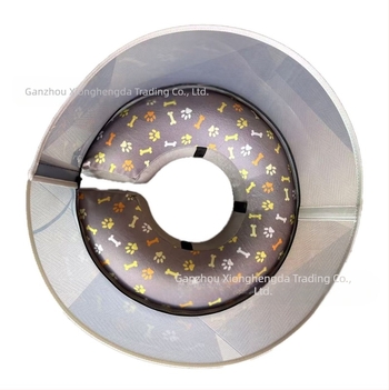 Надуваем PVC нашийник за домашни любимци, за кучета и котки, против ухапване, против надраскване, против облизване, красив, Pp преграда, подвижна