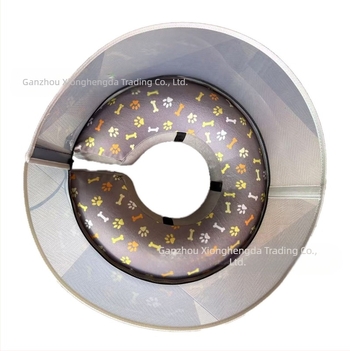 Надуваем PVC нашийник за домашни любимци, за кучета и котки, против ухапване, против надраскване, против облизване, красив, Pp преграда, подвижна