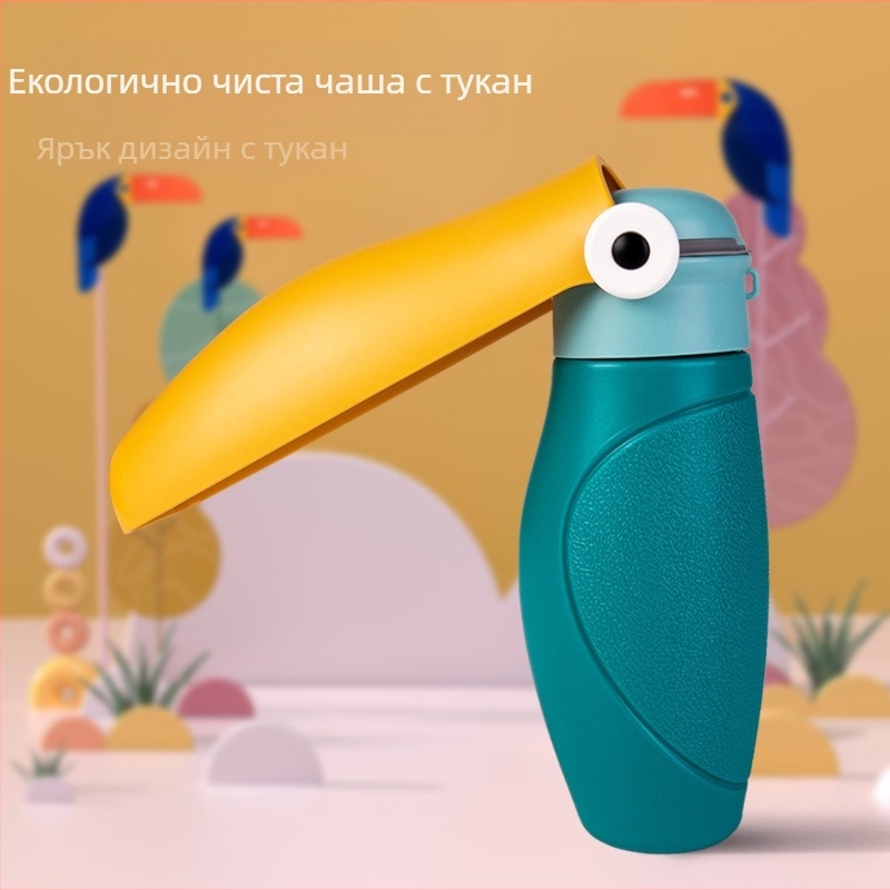 Трансгранична нова преносима кана за кучета, придружаваща чаша за домашни любимци, устройство за питейна вода с голям капацитет, консумативи за чаши за вода за домашни любимци