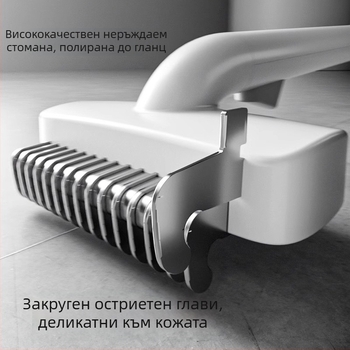 Гребен за разплитане на домашни любимци Тънък гребен Гребен за кучета Гребен за котки Гребен за премахване на косми Гребен за кучета и котки Гребен за премахване на косми Гребен за кучета и котки