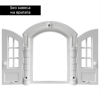 Трансграничен източник на нова котешка врата за котки, дупка за кучета без капак, врата за домашни любимци, френска котешка врата