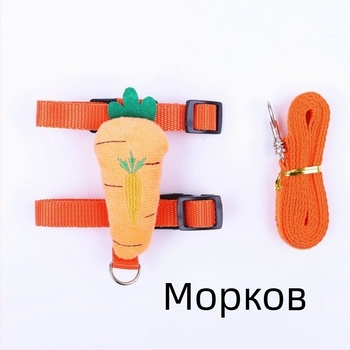 Въже за теглене на заек, сладко I-образно котешко заекско гърди гръб домашен любимец теглещо въже за ходене на заек на склад на едро