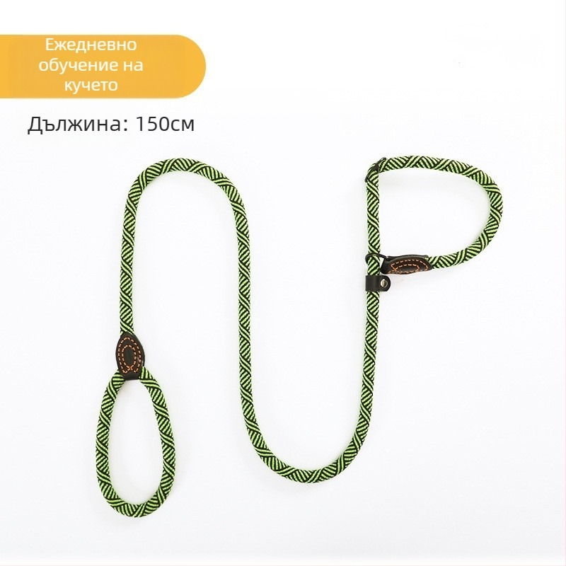 Фабрично въже за обучение на кучета на едро, удължено с дебелина 2,5 м, прибиращо се интегрирано, лесно издърпващо се въже за домашни любимци