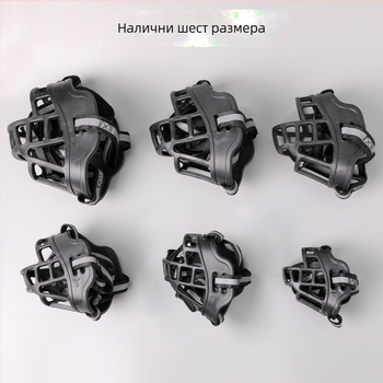 Нова пластмасова регулируема маска за уста за кучета, против ухапване, против лай, против хранене, маска за домашни любимци на едро