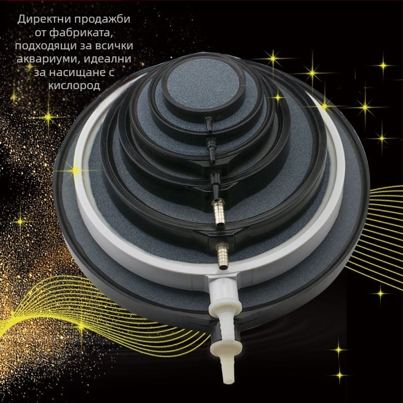 Директни продажби от фабриката с кантиращ балон плоча за аквариум, аерирана газова помпа с високотемпературна синтерована балон каменна газова плоча