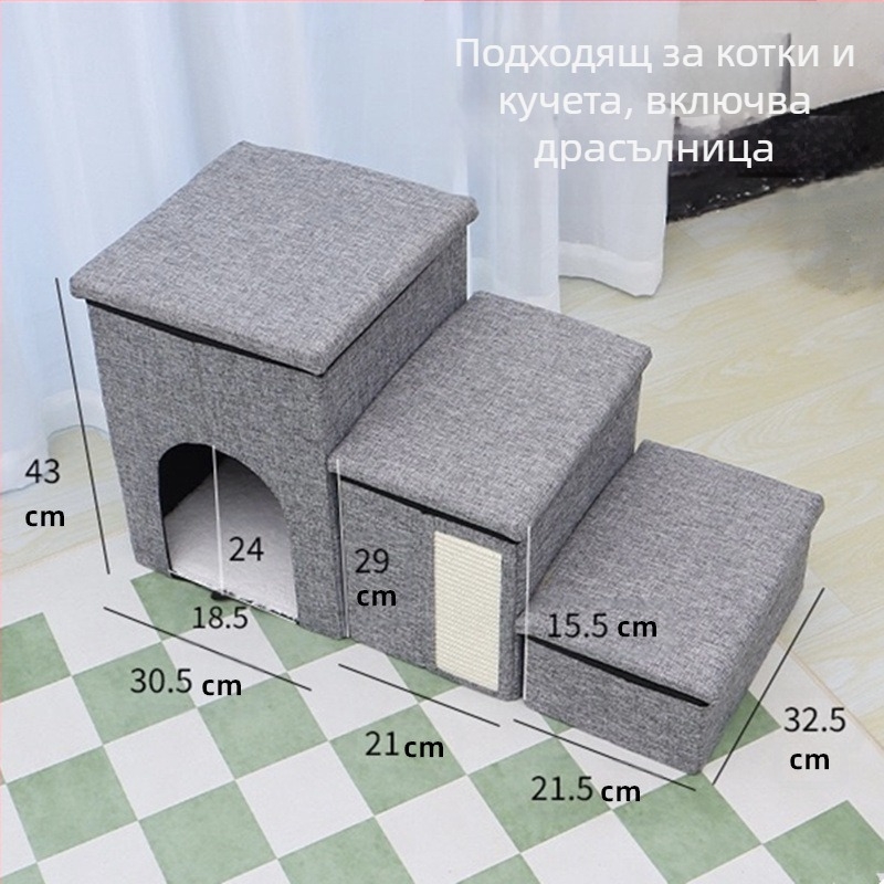 стълби за домашни любимци дървени стълби за възрастни котки и кучета стъпала за скачане на маса защита на съвместна стълба за диван с педали
