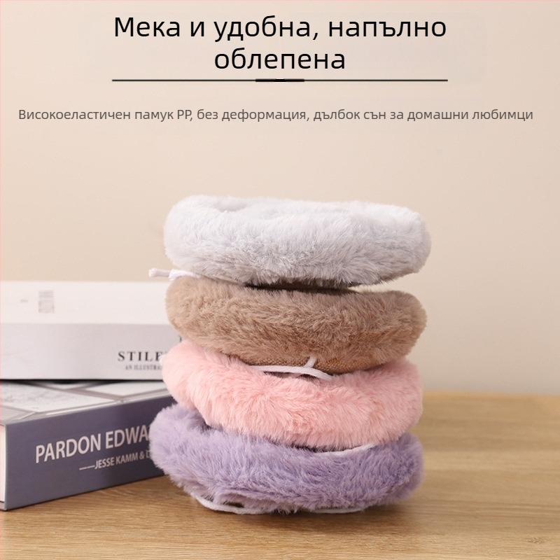 Памучна подложка за хамстер, кръгла кадифена подложка за заек, зимна катерица, цвете, плъх, златна мечка, памучно гнездо, топла подложка за гнездо на хамстер