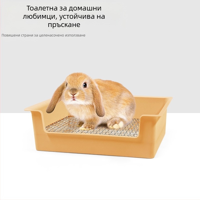 Фабрика на едро заешка тоалетна Тоторо холандско прасе морско свинче писоар гърне клетка фиксирани почистващи препарати за зайци
