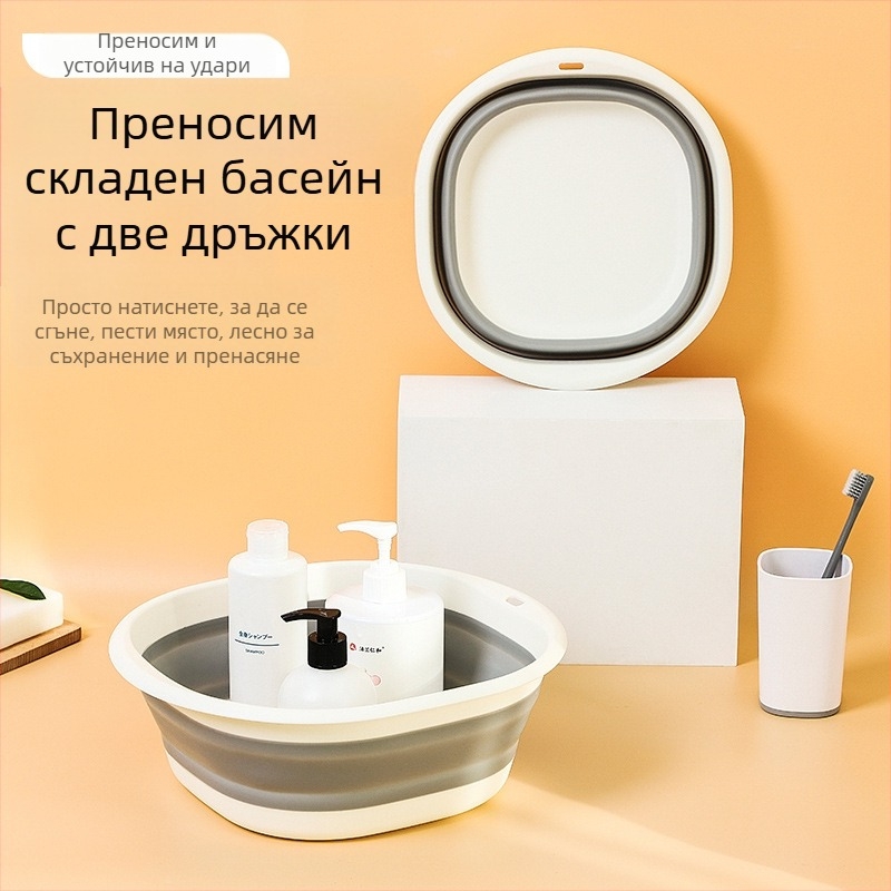 Сгъваема вана за домашни любимци, кошница за съхранение на мръсни дрехи и котки, универсална вана за кученца и кучета