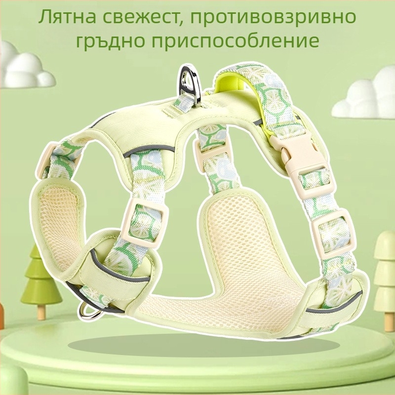 Летна каишка за кучета Vall, дишаща каишка за кучета, голяма, средна и малка, корги, мечка, верига