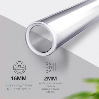 Хранилка за риби за аквариум, акрилна малка фиксирана точка за хранене, потъващо устройство за хранене против отклонение, тръба за хранене на аквариум