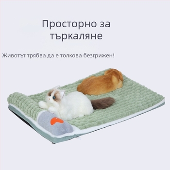 Постелка за кучета Four Seasons, удобна, удебелена, за котки, подвижна и переща се, постелка за спане на големи кучета, продукти за домашни любимци на едро, трансгранична продажба