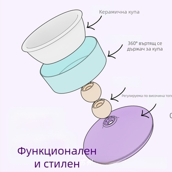 Amazon Нови продукти за домашни любимци Защита за врата Висок леген за котешка храна Регулируема поилка за кучета с антидетонационна защита