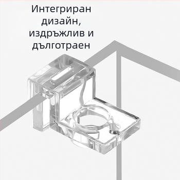Скоба за капак на аквариум, прозрачна, високоякостна, за компютър, малка мини входна и изходна тръба, фиксирана стъклена, монтирана на стена
