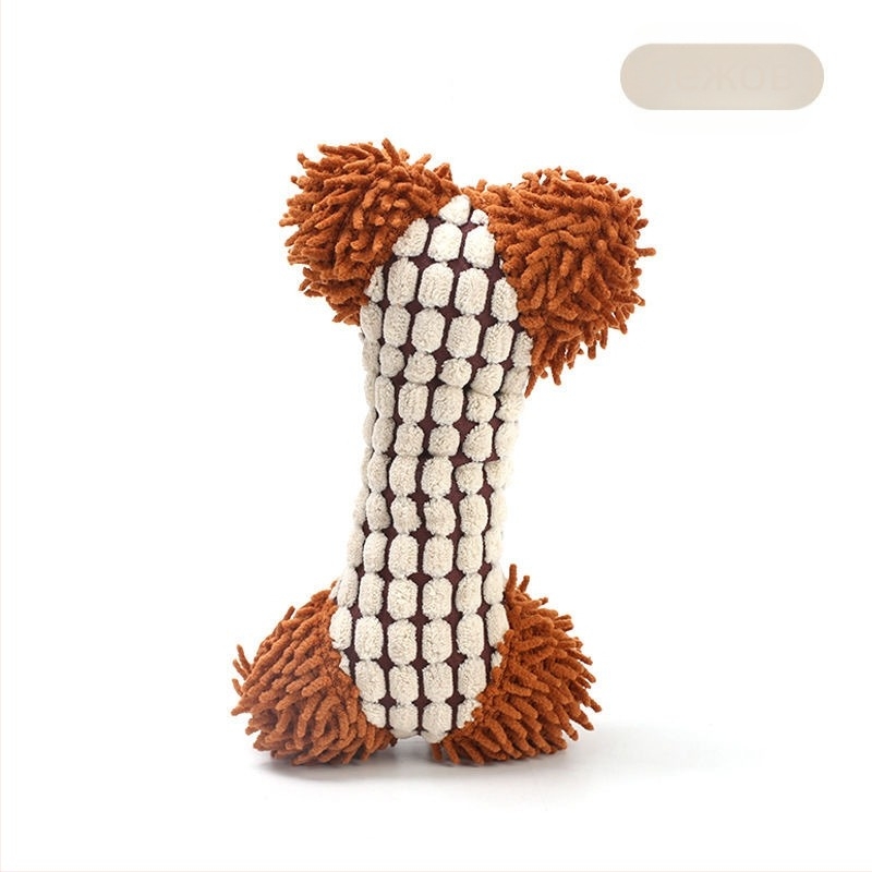 Играчки за кучета от цял свят, устойчиви на ухапвания и кътници плюшени играчки, издаващи звуци, козина от коркин, сладки динозавърски принадлежности за домашни любимци, интерактивни и против скука играчки