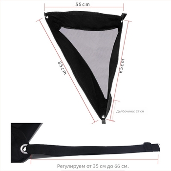 Чанта за хранене със сено за коне Amazon, триъгълна хранилка за коне, чанта за трева, чанта за сено за коне, голяма чанта за коне