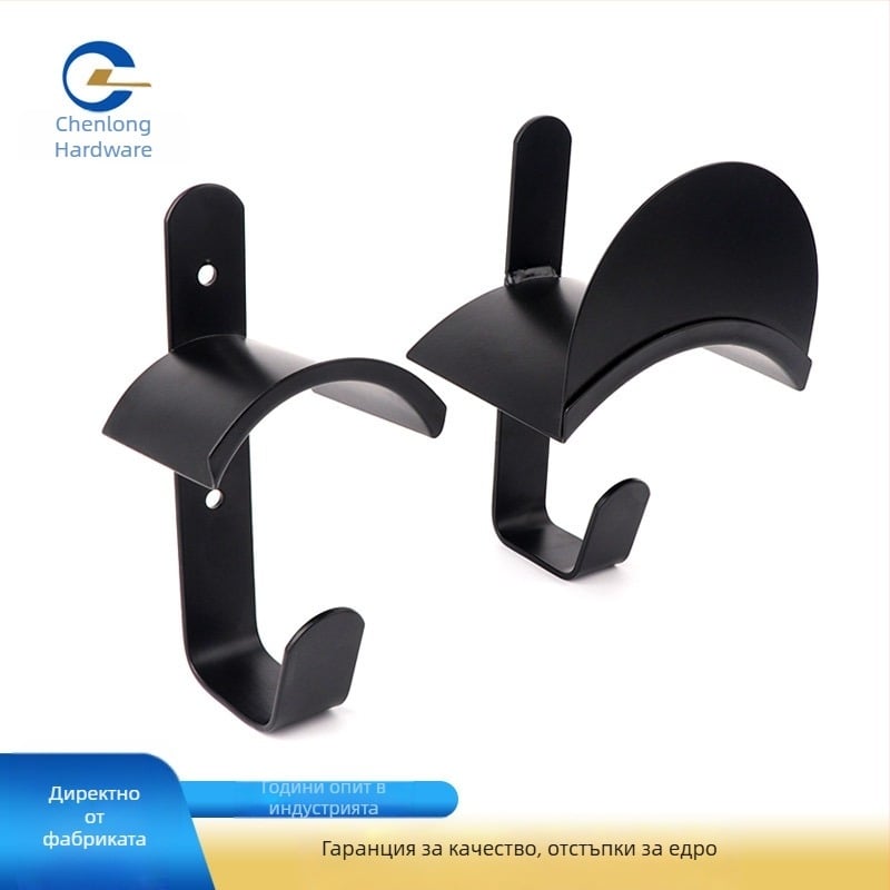 Фабрични директни продажби с качулка за водопроводна тръба, монтаж на стена, тежкотоварна кука за съхранение, хардуер, инструменти, кука за поддръжка на тръби