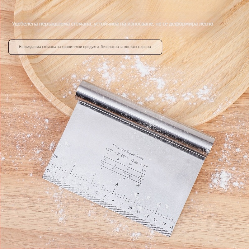 Резачка за юфка от неръждаема стомана с люспеста стъргалка за наденица, брашно, резачка за юфка, кухненски артефакт, инструмент за гореща разпродажба в Amazon