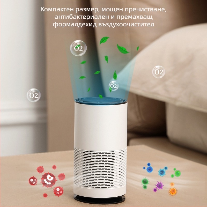 Нов пречиствател за въздух за кола с USB, в допълнение към формалдехид, настолен въздух, мини ароматерапия, пречиствател за отрицателни йони за пушене