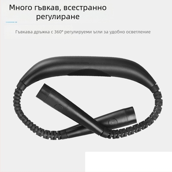 Висяща лампа за врата с LED защита за очите, тристепенна, трицветна светлина, висяща лампа за врата с двойна глава, осветление