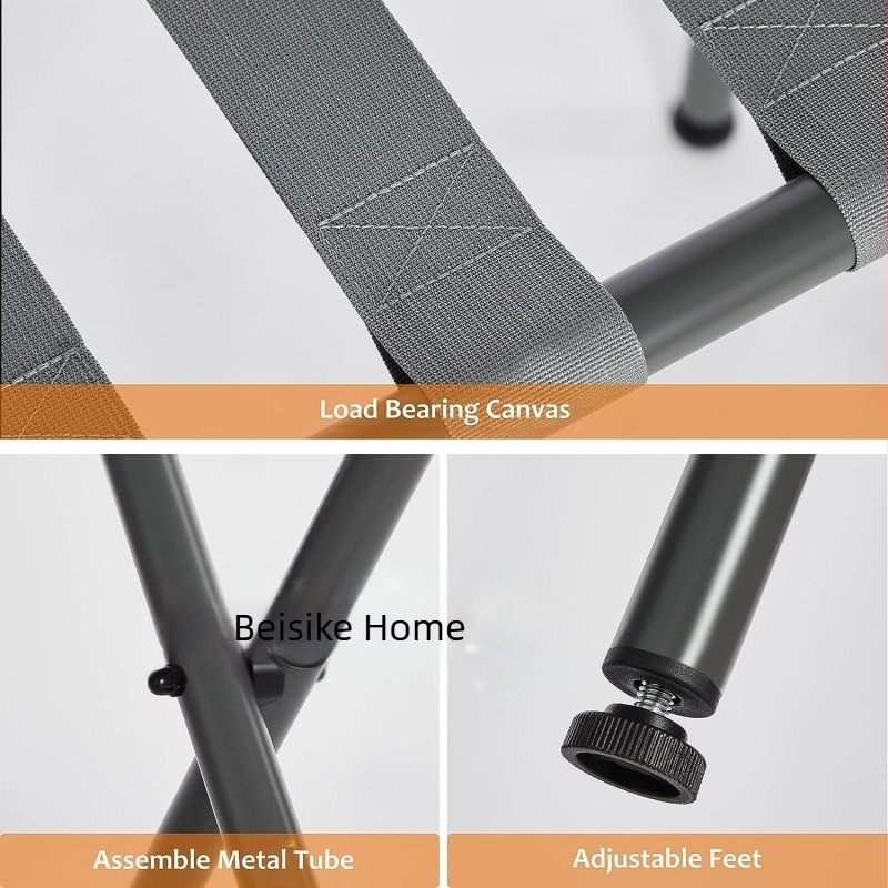 Amazon Подова X-образна скоба Сгъваема стойка за багаж без гръб, багажник за хотелска стая Star